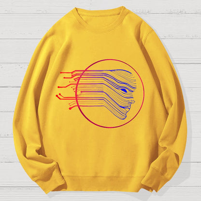 Artificial Intelligence Geek Cotton Sweatshirt