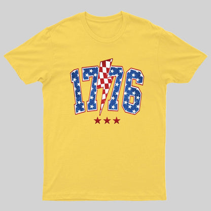 1776 America 4th of July Nerdy T-Shirt