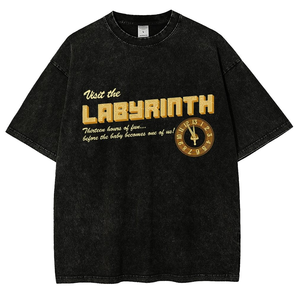 Visit the Maze Vintage Distressed T-shirt