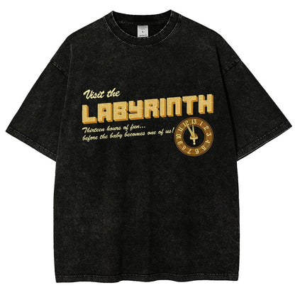 Visit the Maze Vintage Distressed T-shirt
