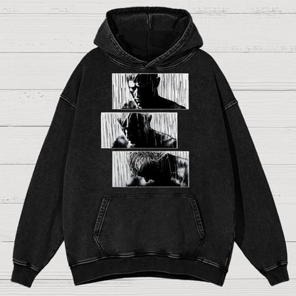 Tears In Rain Vintage Distressed Hoodie