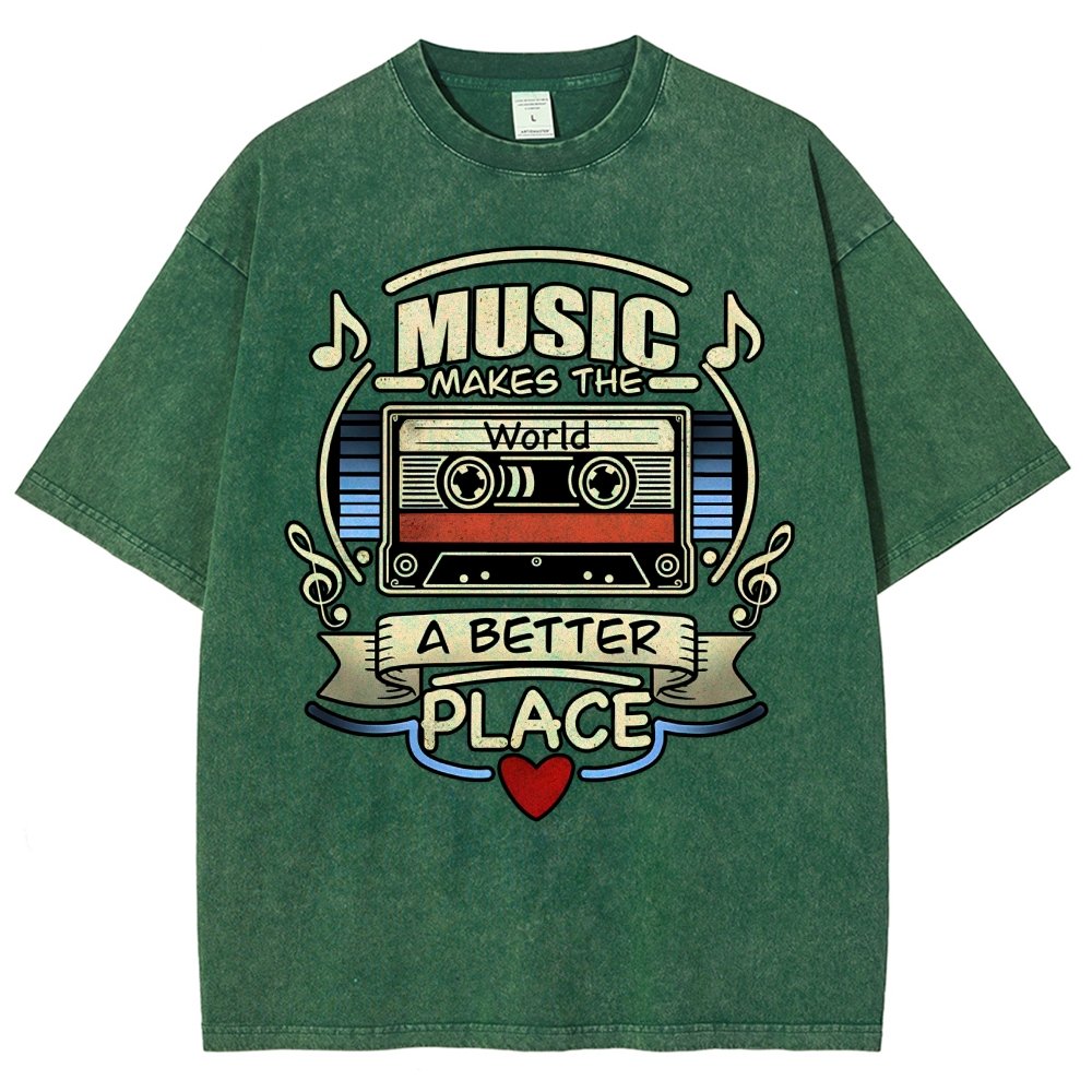 Music love Vintage Distressed T-shirt