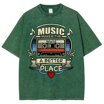 Music love Vintage Distressed T-shirt