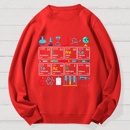 Teaching Science Geek Cotton Sweatshirt