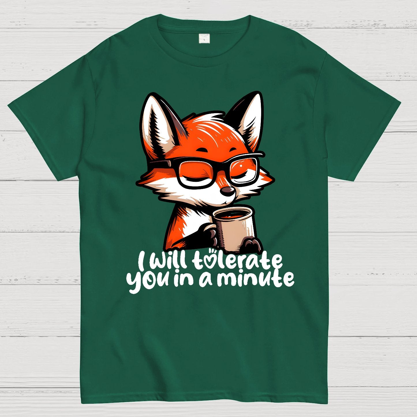 Tolerant Fox Geek T-Shirt