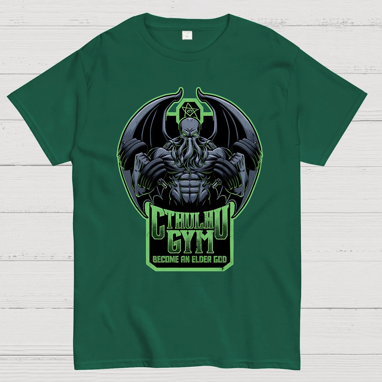 Cthulhu Gym Geek T-Shirt