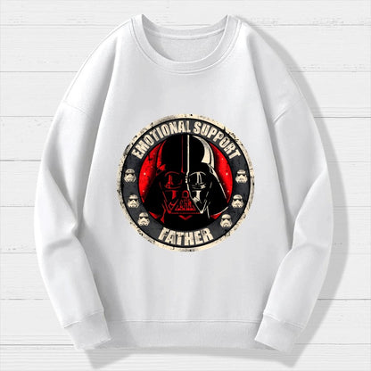 Emotional Support Father Geek Cotton Sweatshirt