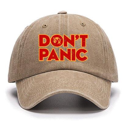 Dont Panic Cotton Hat