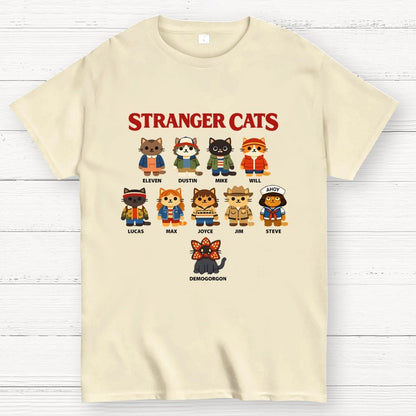 Stranger Cats Geek T-Shirt