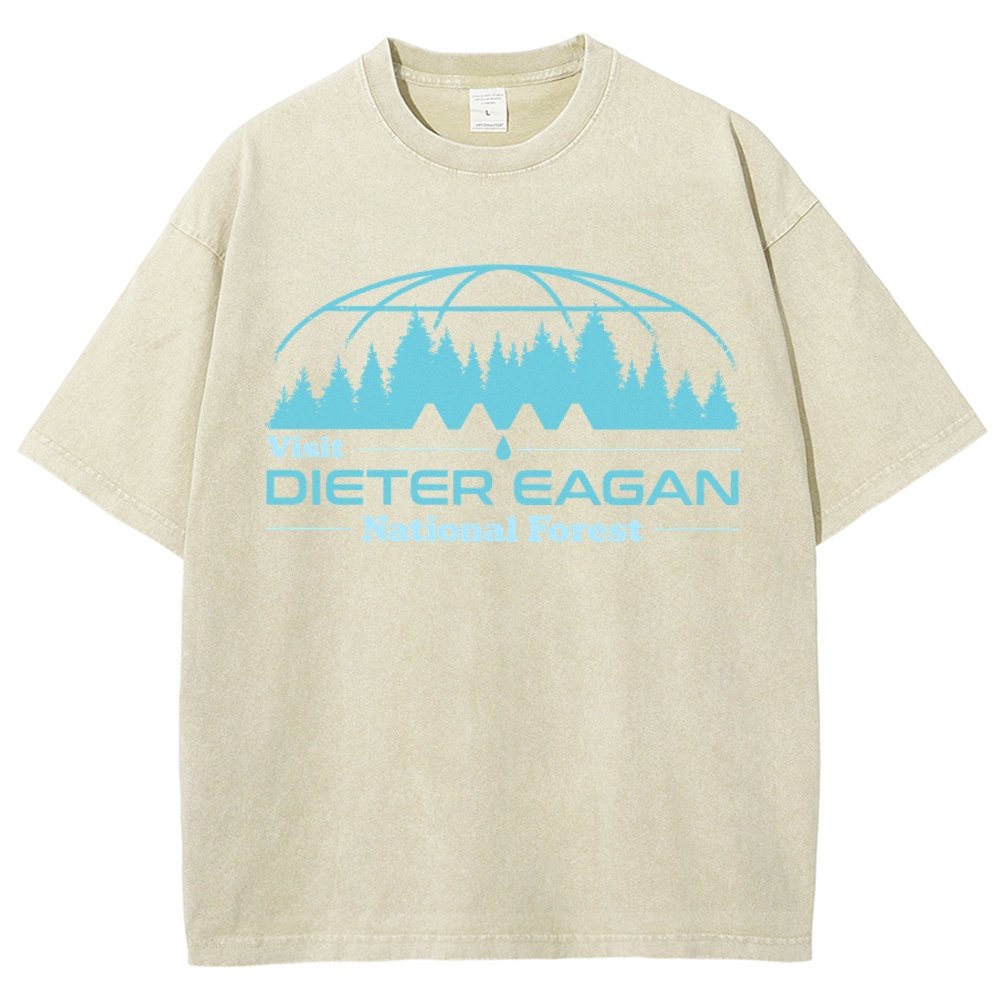 Visit Dieter Eagan National Forest Vintage Distressed T-shirt