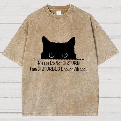 Please Do Not Disturb Vintage Distressed T-shirt