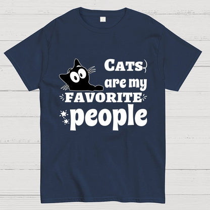 Cats Are My Favorite People Unisex Geek T-Shirt