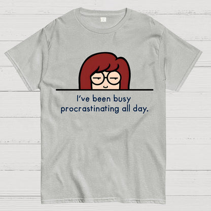 Busy Procrastinating. Sarcasm Geek T-Shirt