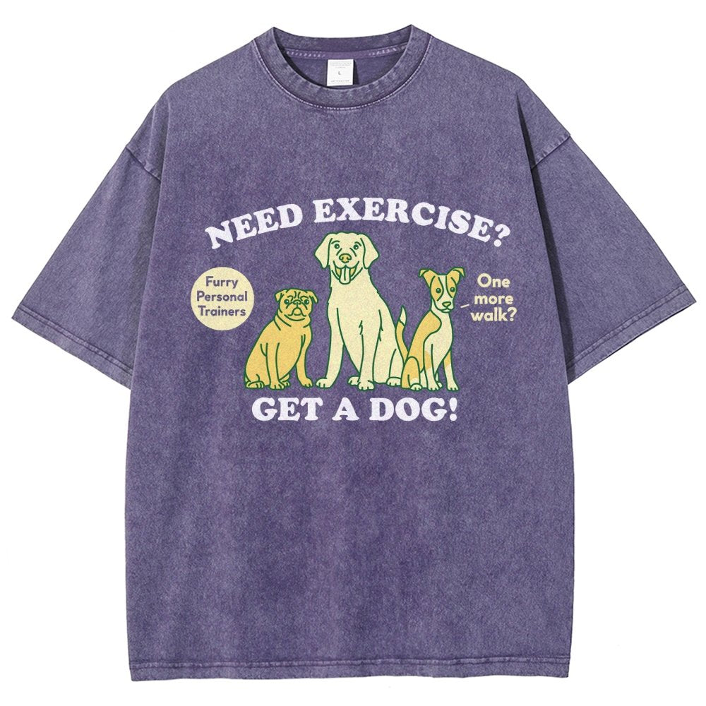 My Dog is My Personal Trainer Vintage Distressed T-shirt