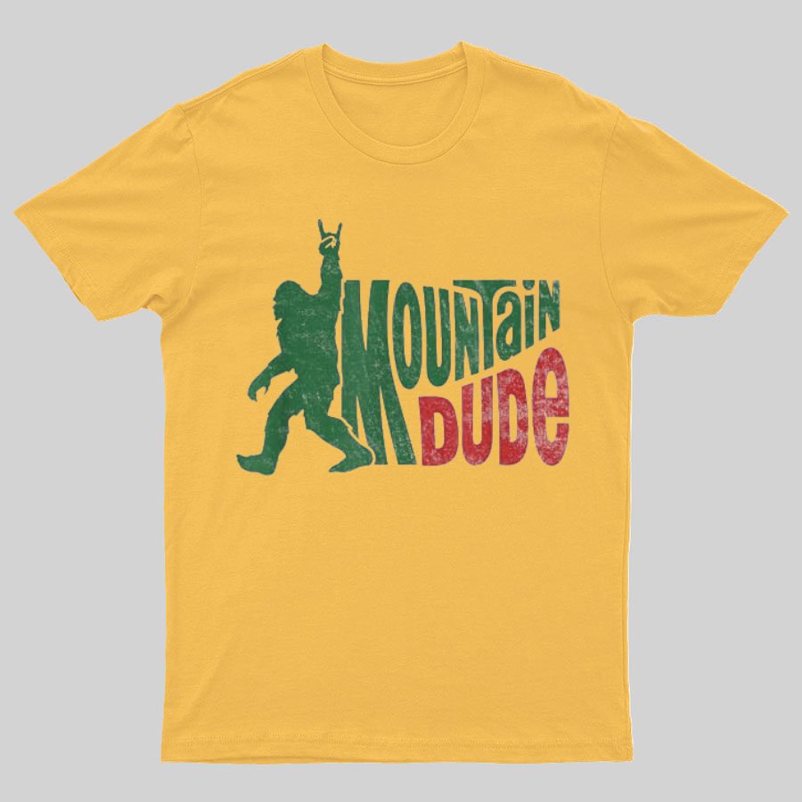 Mountain Dude Geeky T-Shirt