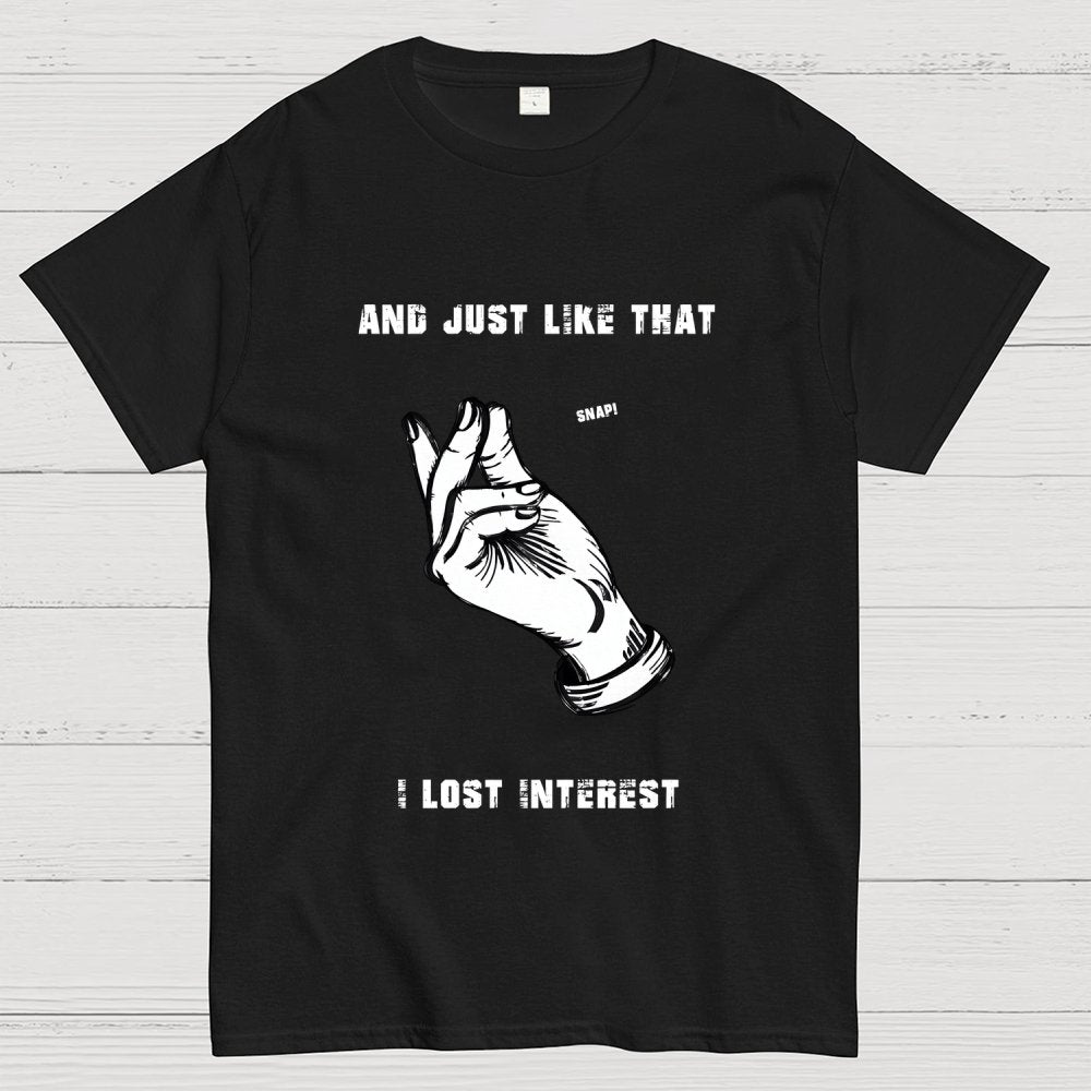 I Lost Interest Geek T-Shirt