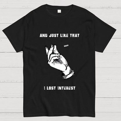I Lost Interest Geek T-Shirt