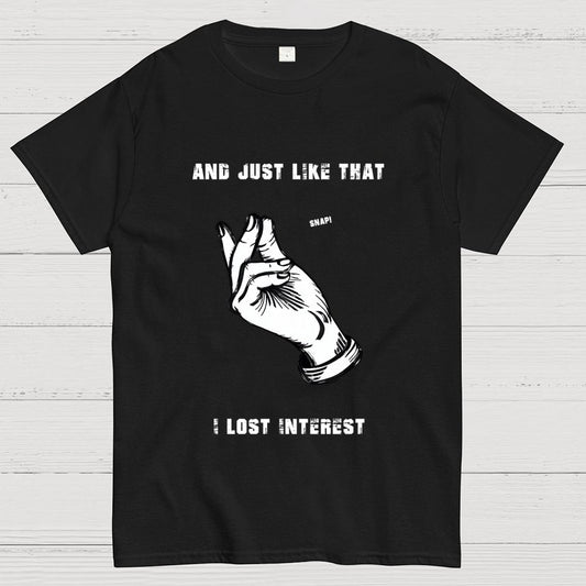 I Lost Interest Geek T-Shirt