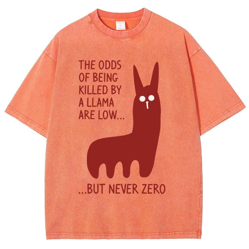 Killer Llama Vintage Distressed T-shirt