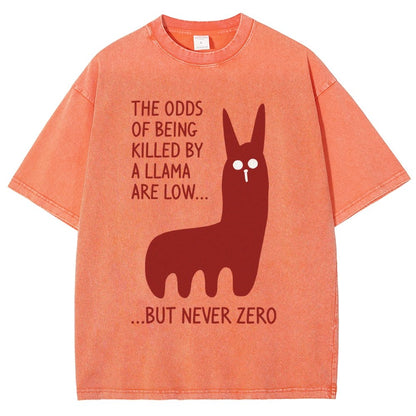 Killer Llama Vintage Distressed T-shirt