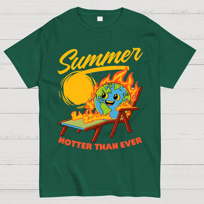 Summer Burn Earth Geek T-Shirt