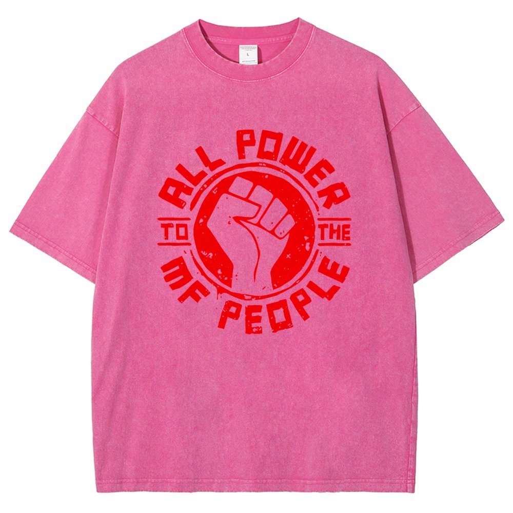 All Power Vintage Distressed T-shirt