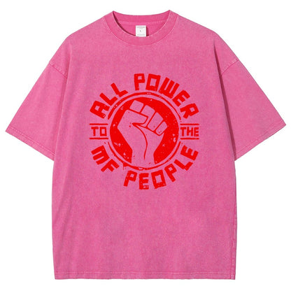 All Power Vintage Distressed T-shirt
