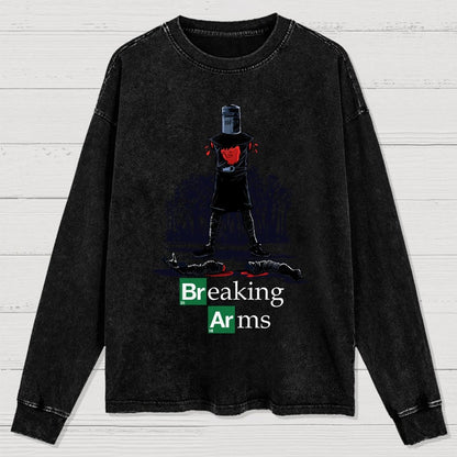 Breaking Arms Washed Long Sleeve Tee