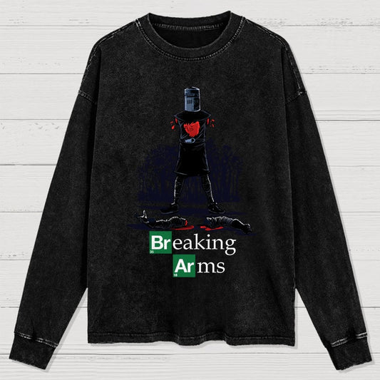 Breaking Arms Washed Long Sleeve Tee