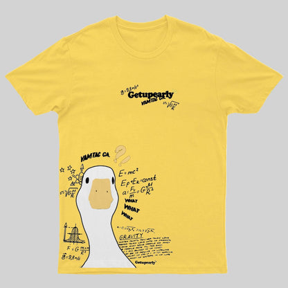 Get Up Early ！Duck Funny Geeky T-Shirt