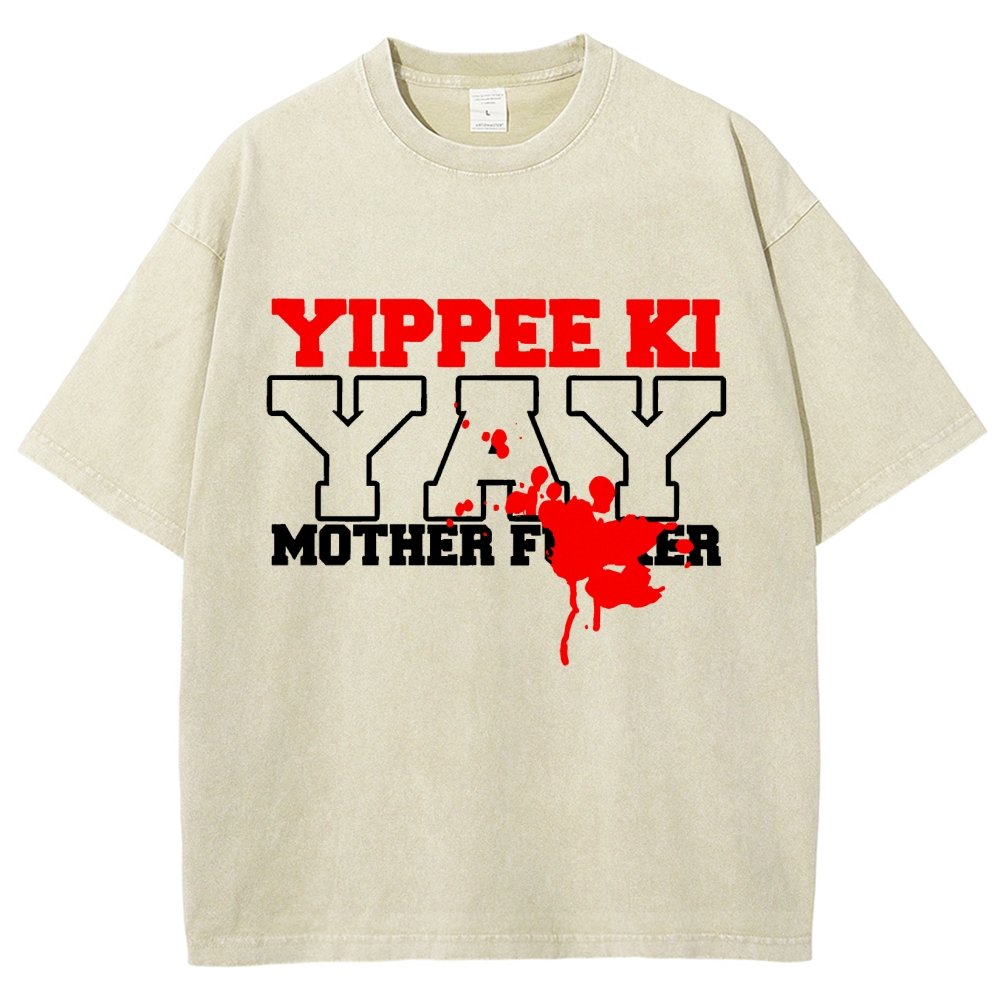 Yippee Ki-yay... You know the rest Vintage Distressed T-shirt