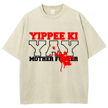 Yippee Ki-yay... You know the rest Vintage Distressed T-shirt