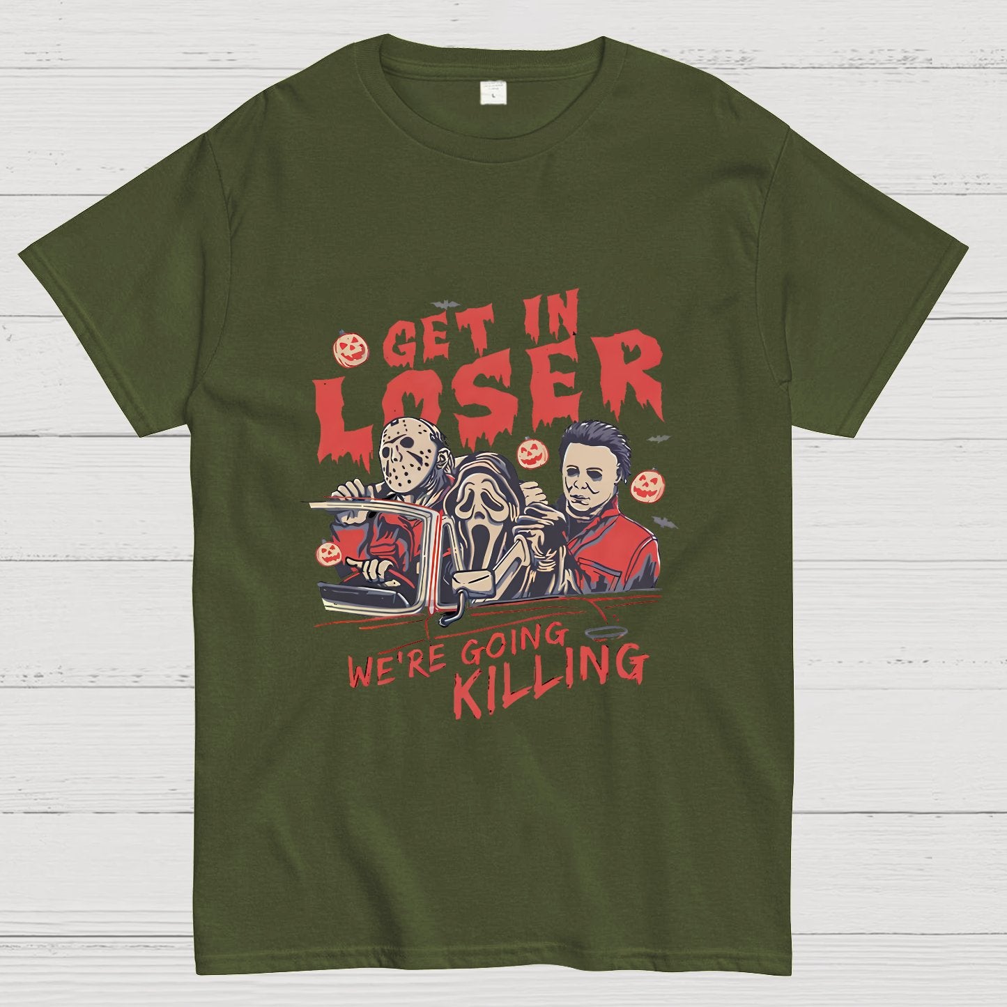 Get In Loser Halloween Geeky T-Shirt