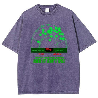 Movement Tracker Vintage Distressed T-shirt
