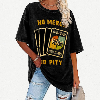 No Mercy No Pity Vintage Distressed T-shirt