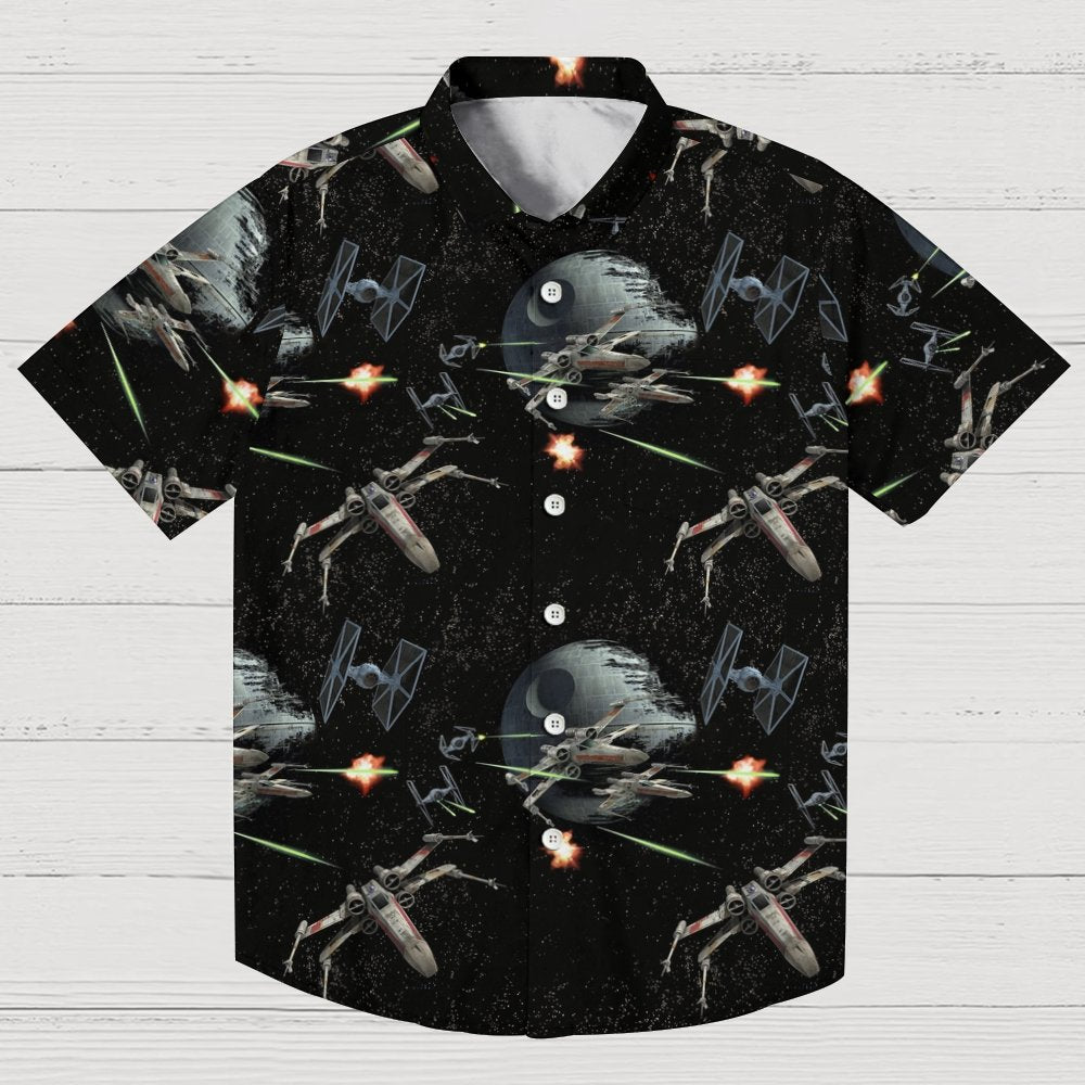 Tie The Fighter Geek Hawaiian Shirt