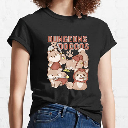 Dungeons And Doggos Nerdy T-Shirt