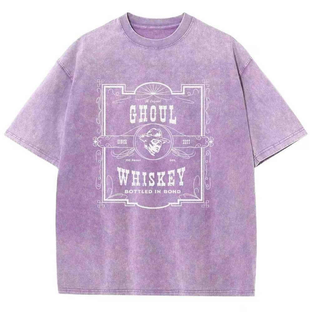 Ghoul Whiskey Vintage Distressed T-shirt