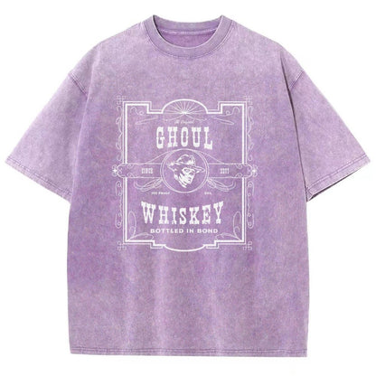 Ghoul Whiskey Vintage Distressed T-shirt