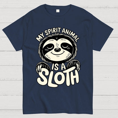 My Spirit Animal is a Sloth Geek T-Shirt