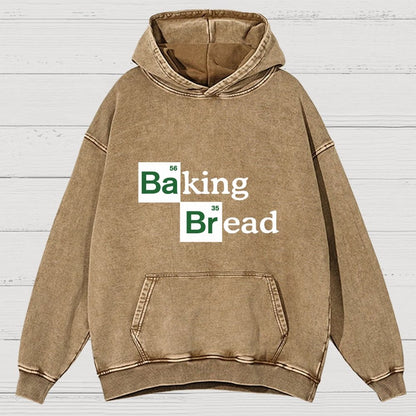 Baking Bread Vintage Distressed Hoodie