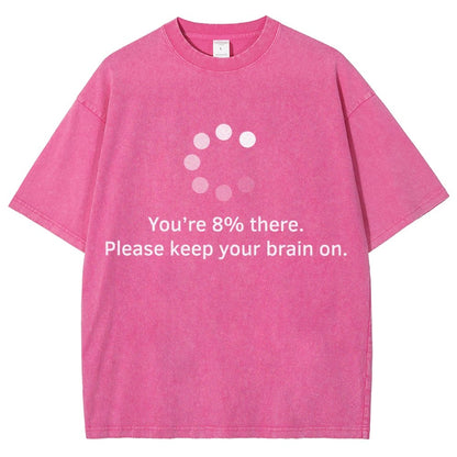 Brain Update Vintage Distressed T-shirt