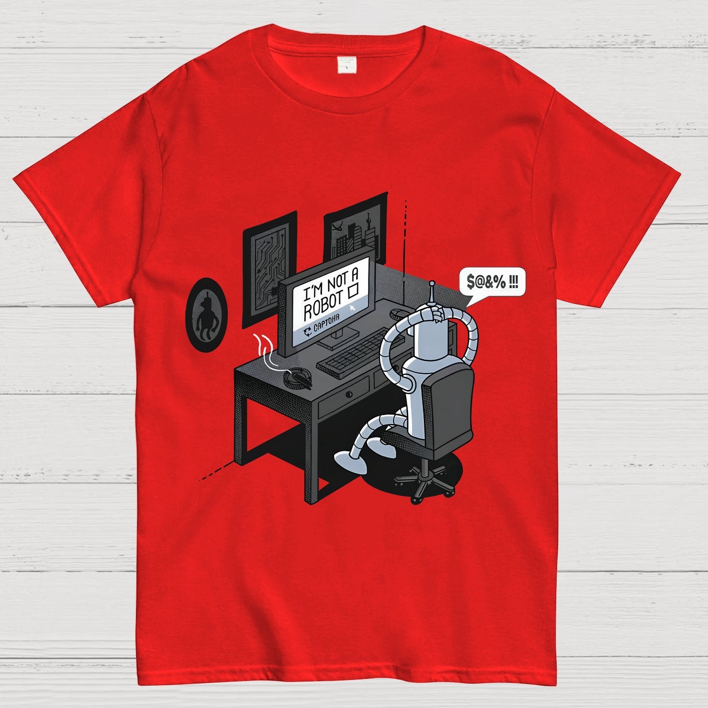 I'm Not A Robot Geek T-Shirt