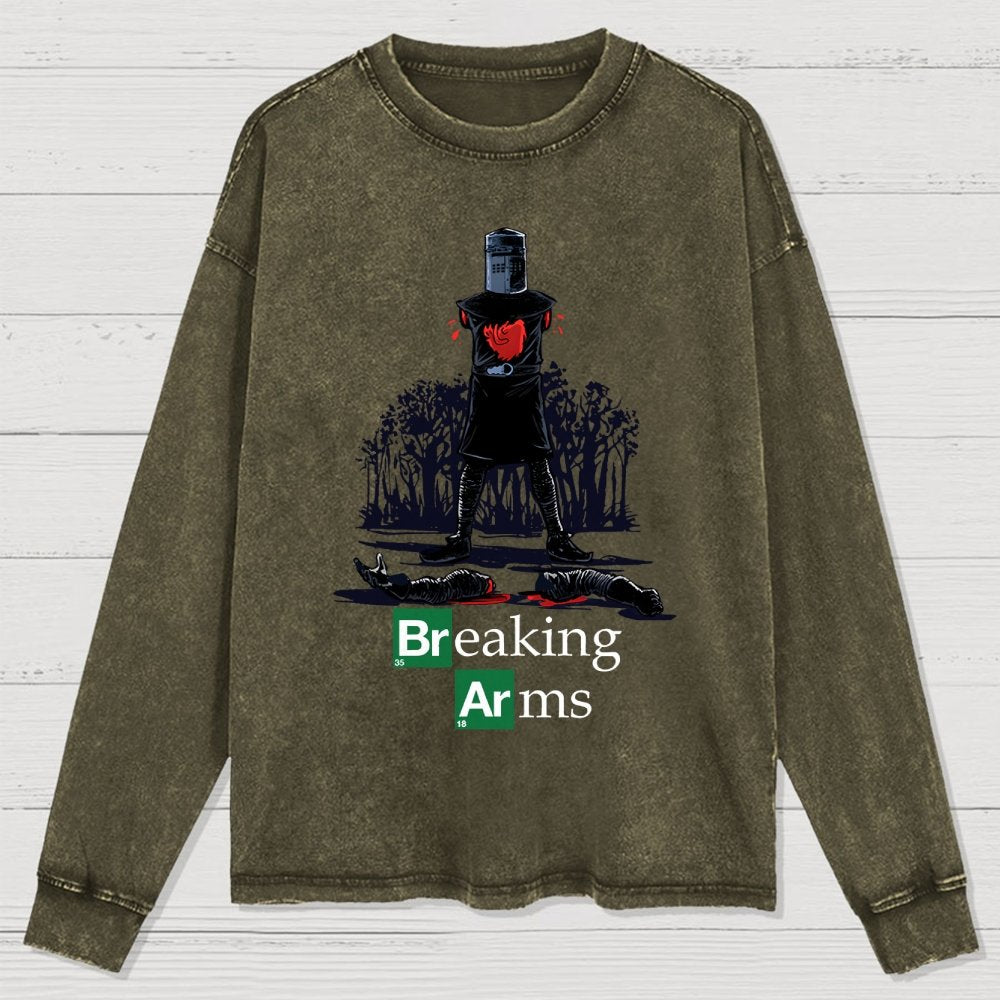 Breaking Arms Washed Long Sleeve Tee