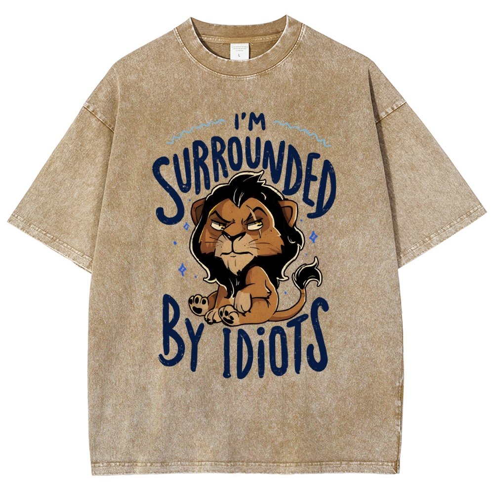 Surrounded by Idiots Vintage Distressed T-shirt