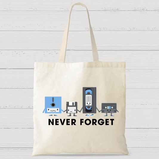 Never Forget Casual Classic Canvas Bag