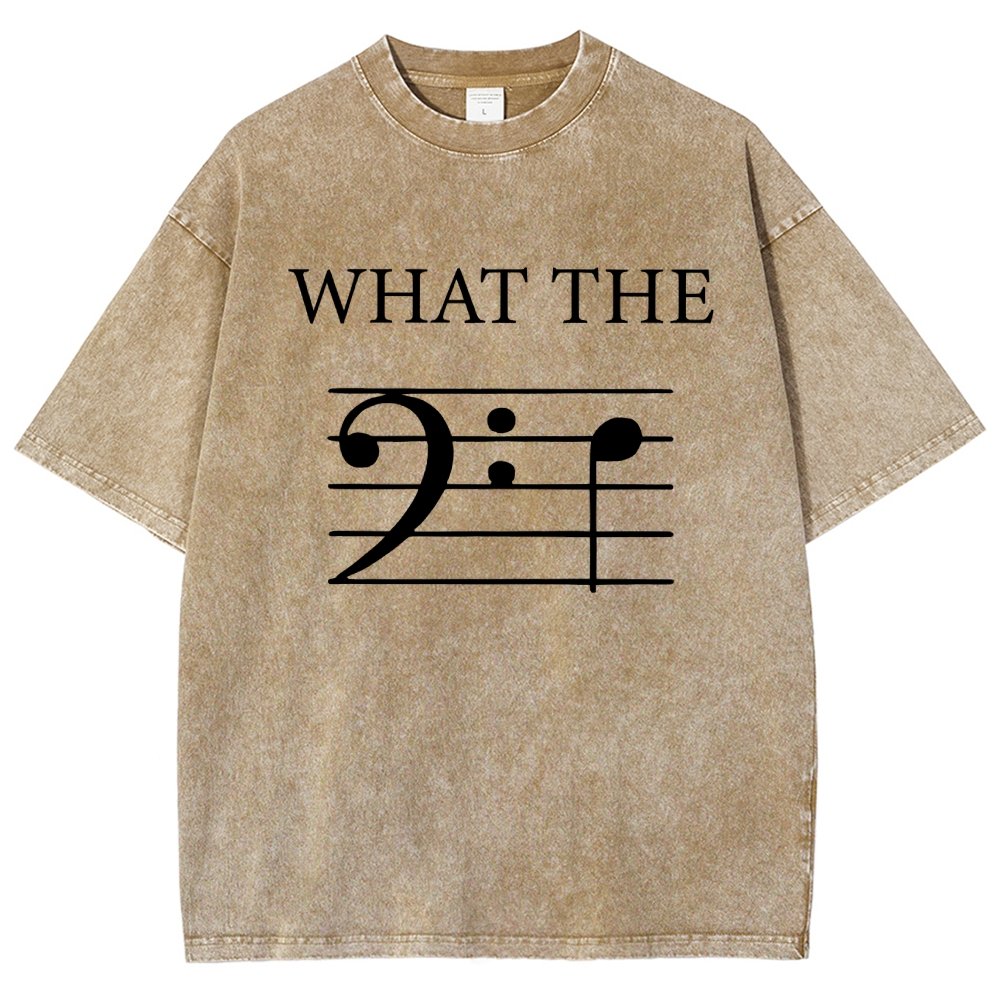 What The F (Bass) Vintage Distressed T-shirt