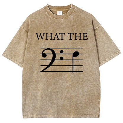 What The F (Bass) Vintage Distressed T-shirt