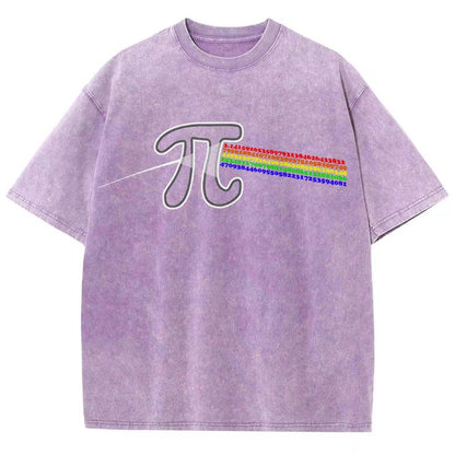 Pi Flow Vintage Distressed T-shirt