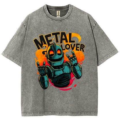 Giant Metal Lover Vintage Distressed T-shirt